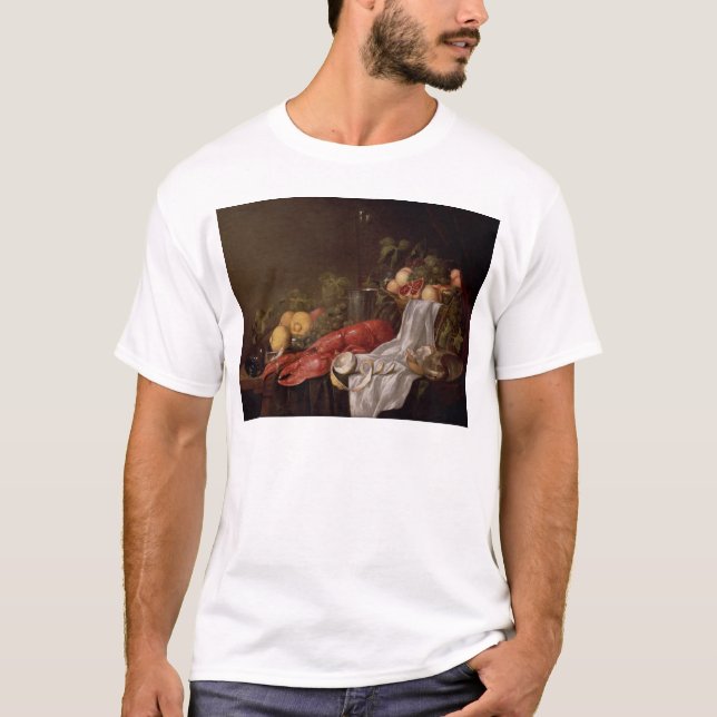 T-shirt La vie toujours du fruit et d'un homard (Devant)