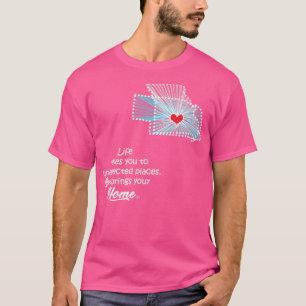 T-shirt La vie vous emmène au Missouri