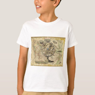 T-shirt La vieille Amérique britannique Explorez la carte 