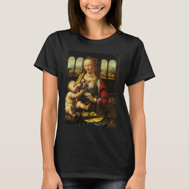T-shirt La Vierge de la Carnation de Léonard de Vinci (Devant)