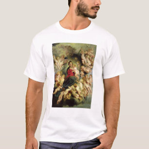 T-shirt La Vierge et l'enfant entourés