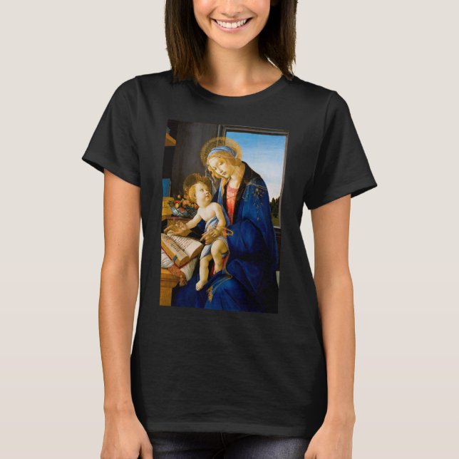 T-shirt La Vierge et l'Enfant, Sandro Botticelli (Devant)