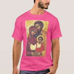 T-shirt La Vierge Marie Joseph et le bébé Jésus