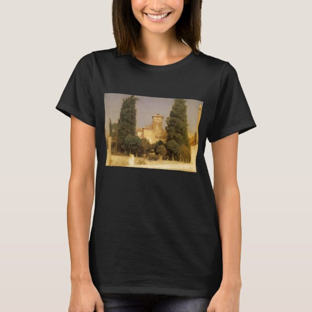 T-shirt La Villa Malte, Rome par Lord Frederic Leighton (Devant)