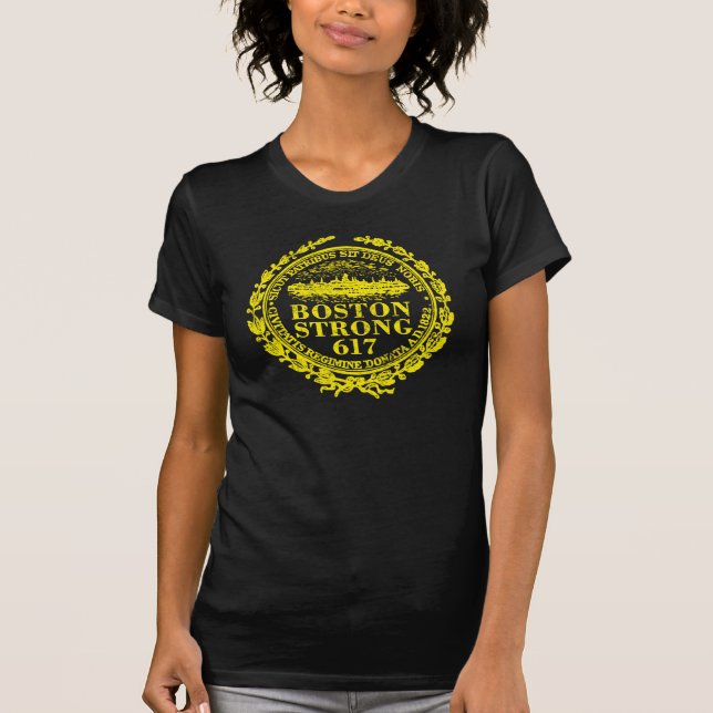 T-shirt La ville de Boston forte se rappelle (Devant)