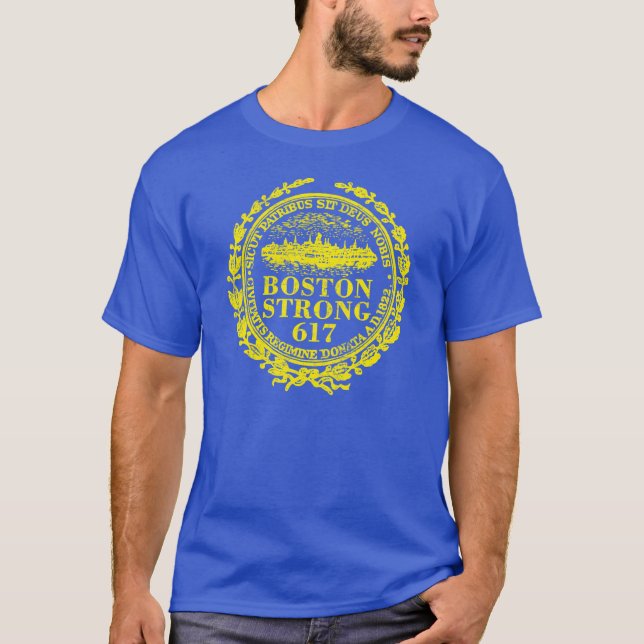 T-shirt La ville de Boston forte se rappelle (Devant)