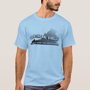 T-shirt La Virginie du nord un VA que régulier légèreme