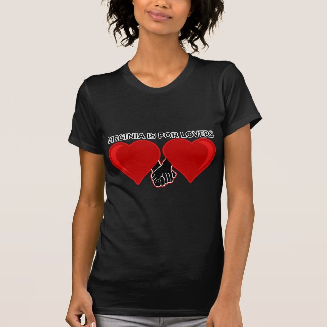 T-shirt La Virginie est pour des amants (Devant)