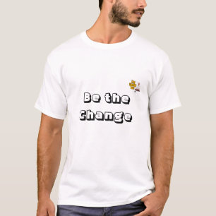 T-shirt La visite de Gandhi/soit le changement III