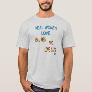 T-shirt La vraie femme aime les vrais hommes qui aiment