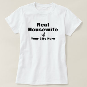T-shirt La vraie femme au foyer personnalisent