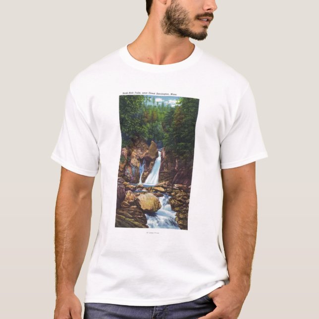 T-shirt La vue du Coup-Bish tombe près de grand Barrington (Devant)