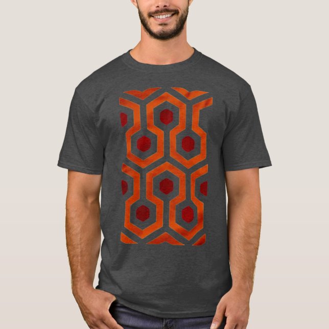T-shirt La vue sur la moquette de l'hôtel amusant (Devant)