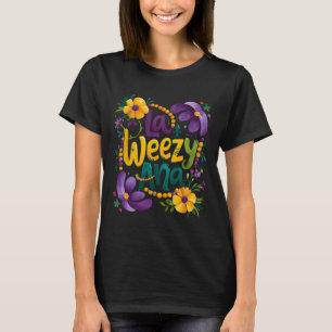 T-shirt La Weezy Ana Mardi Gras Costume Nouvelle-Orléans