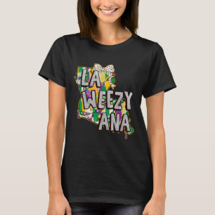 T-shirt La Weezy Ana Mardi Gras Louisiane Gras Mardi Lou