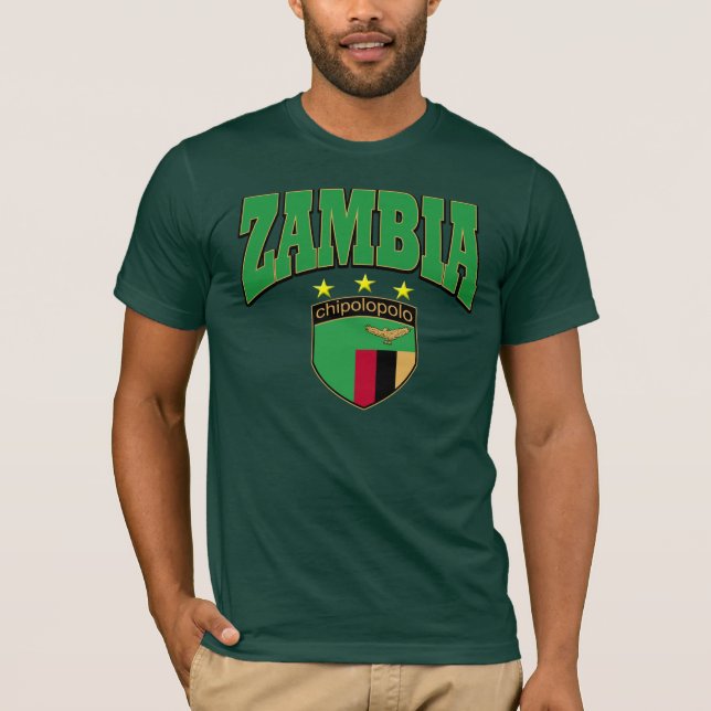 T-shirt La Zambie de Chipolopolo (Devant)