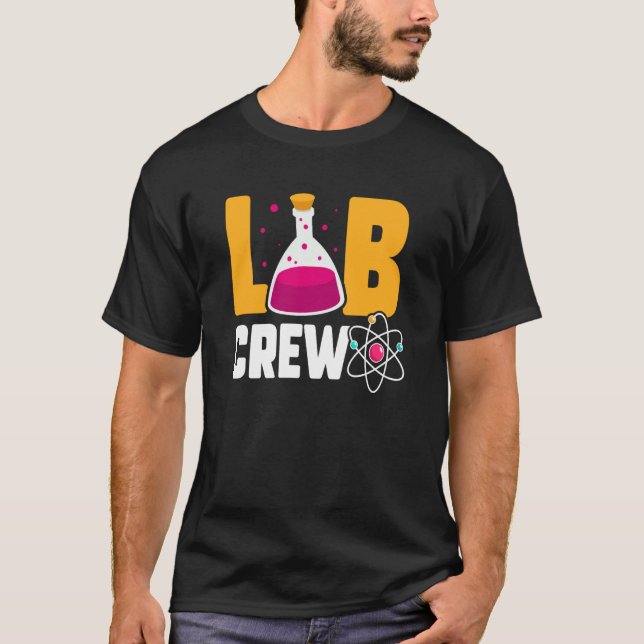 T-shirt Lab Crew Future Scientist Science Chemistry (Devant)