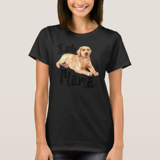 T-shirt Lab Mama Labrador Retriever Chien Maman Secourir F