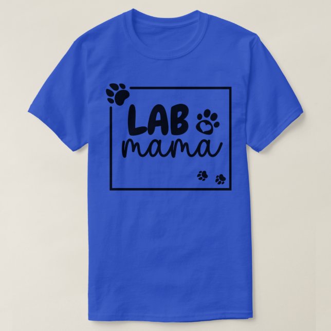 T-shirt Lab Mama Paw 6 (Design devant)