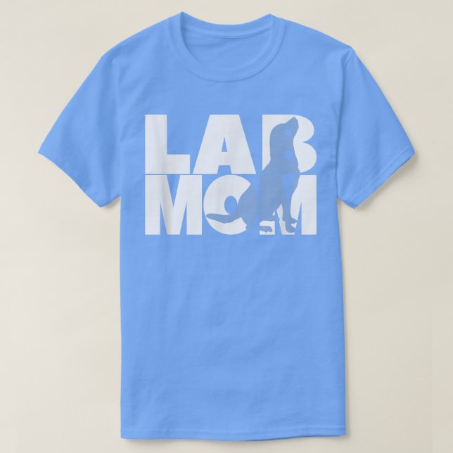 T-shirt Lab Mom Labrador for Dogowner for Women  (Design devant)