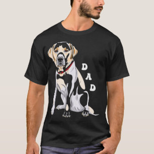 T-shirt Lab Papa Fox Yellow Labrador Retriever