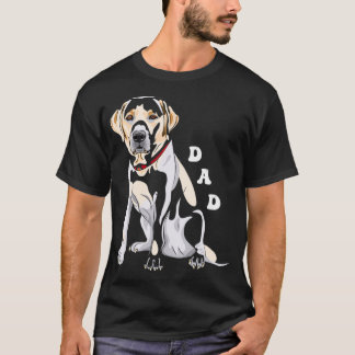 T-shirt Lab Papa Fox Yellow Labrador Retriever