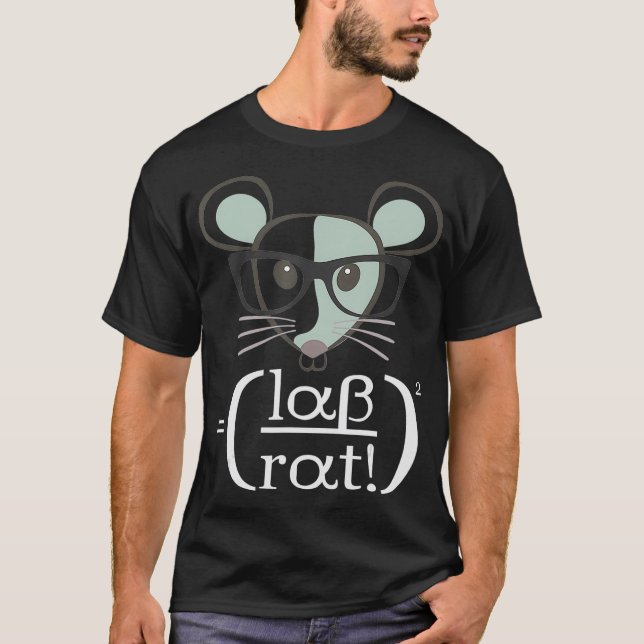 T-shirt Lab Rat Science Chimie Enseignant Cadeau Étudiant  (Devant)
