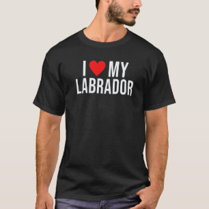 T-shirt Lab Retriever J'aime mon Labrador