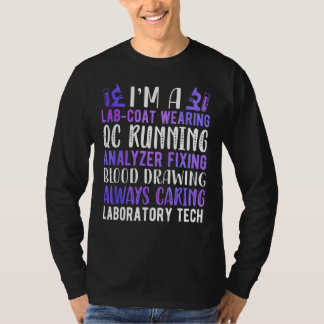 T-shirt Lab Technologist I'm A Laboratory Week