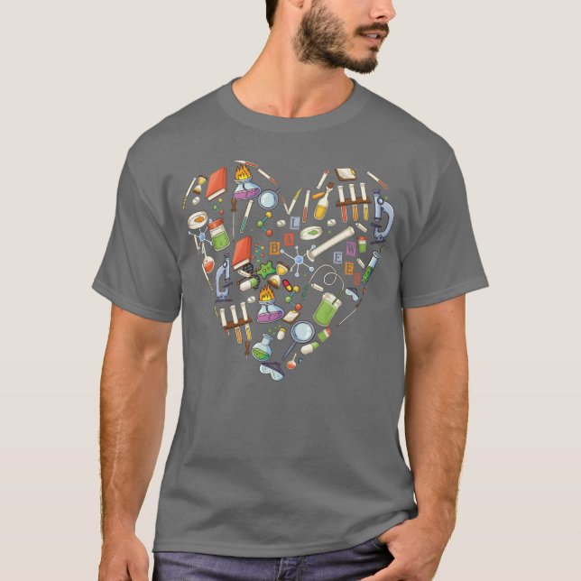 T-shirt Lab Week 2023 Laboratoryech Heart Funny Loveec gir (Devant)