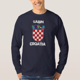 T-shirt Labin, Croatie avec armoiries