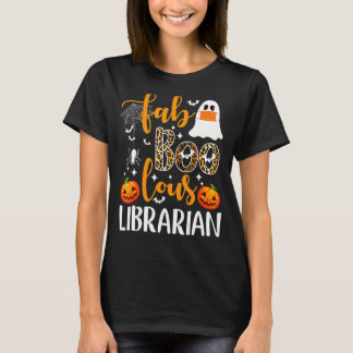 T-shirt Laboolous Bibliothécaire Halloween Vibes Hallowey