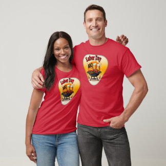 T-shirt Labor Day BBQ Party Design – Grill and Burger Holi