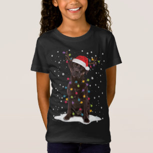T-Shirt Laboratoire de chocolat Labrador Arbre de Noël Pyj