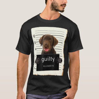 T-shirt Laboratoire de chocolat Labrador Chien Mug Tiré Ma