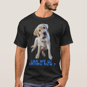T-shirt Laboratoire Jaune Pouvons-Nous Chasser Maintenant