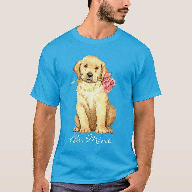 T-shirt Laboratoire Jaune Rose Valentine (Devant)