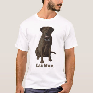 T-shirt Laboratoire Maman Chocolat Brown Labrador Retrieve