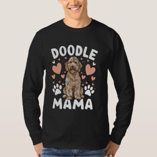 T-shirt Labradoodle Doodle Mama, propriétaire de chien Mam