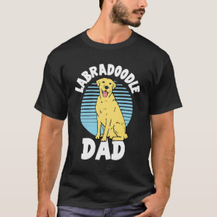 T-shirt Labradoodle Papa mignon chien de laboratoire
