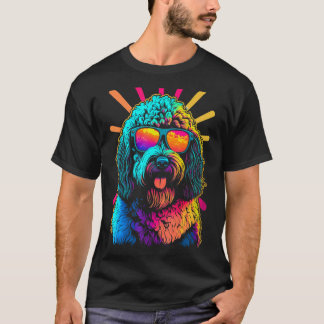 T-shirt Labradoodle Unique Art Coloré