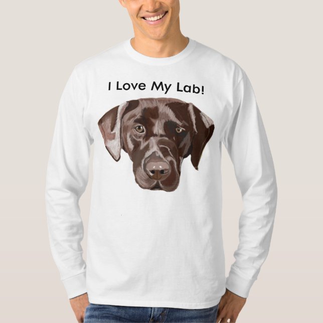 T-shirt Labrador Brown (Devant)