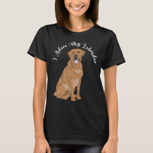 T-shirt Labrador Chien J'Adore Mon Labrador