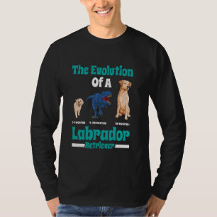 T-shirt Labrador Chien L'ÉVOLUTION D'UN RÉCUPÉRATEUR DE LA