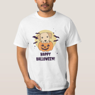 T-shirt Labrador En Chiens Citrouilles Cutes Happy Hallowe