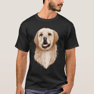 T-shirt Labrador Face Chien race Vêtements Golden Retrieve