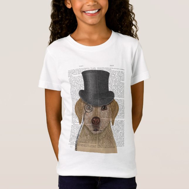 T-Shirt Labrador jaune, Hound officiel et Casquette (Devant)