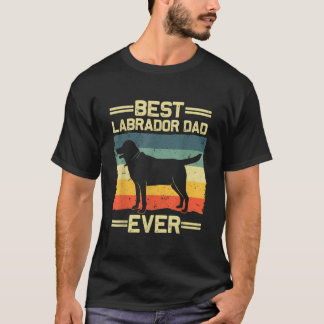 T-shirt Labrador pour papa Black Lab Retriever Labrador ja