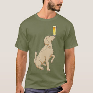 T-shirt Labrador Retriever Amateurs de bières Bière arti