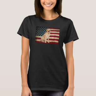 T-shirt Labrador retriever American Flag labdog Animal